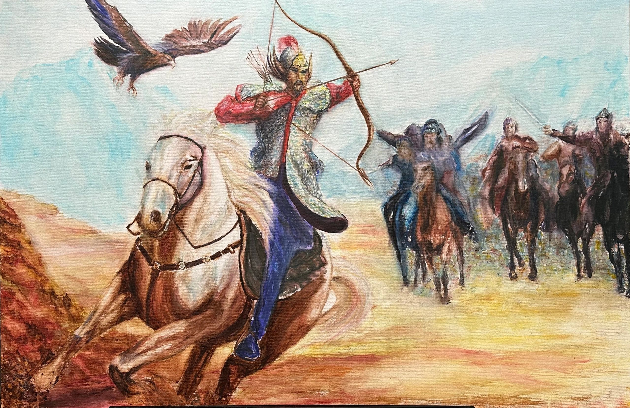 Classical mounted archer — Eagle Claw Kung Fu heritage